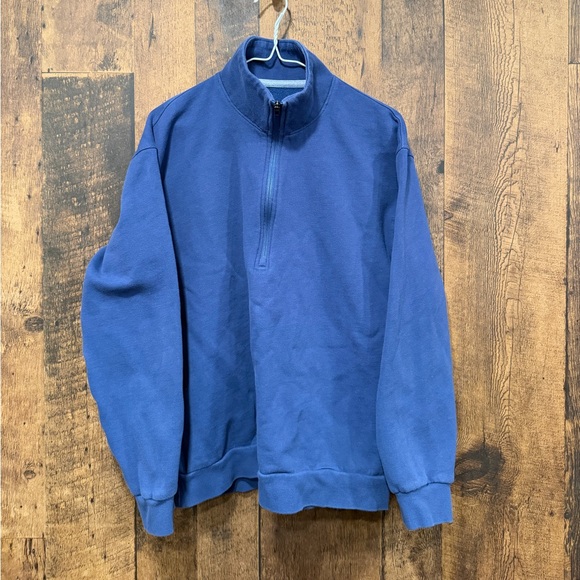 Lululemon men’s steady state 1/2 zip blue medium EUC - Picture 2 of 4